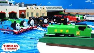 Indignation Meeting Around the Turntable  Bowled Out  Thomas and Friends Clip Remake