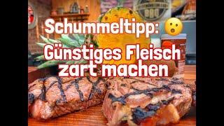 Schummeltipp Günstiges Fleisch weich machen - Westmünsterland BBQ