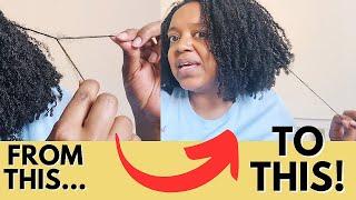 STOP UNRAVELLING NOW How I repair my DIY microlocs  THE CURLY CLOSET #microlocs