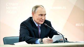 Владимир Путин на заседании наблюдательного совета Агентства стратегических инициатив. 22 мая 2024
