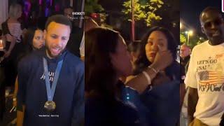 Steph Curry Upset yells Get out of my Moms face & Ayesha in tears after assaulted & denied acces