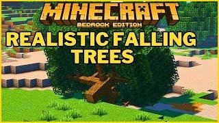 Dynamic Trees In Minecraft 1.20  Realistic  Falling Trees Addon #minecraft