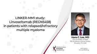 LINKER-MM1 study Linvoseltamab REGN5458 in patients with RR multiple myeloma  ASCO 2023