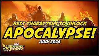 Recommended Teams For Apocalypse Unlock  Iso Crunch?  July 2024  Marvel Strike Force