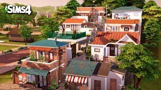 심즈4 건축 달동네 Sims4 Speed Build NoCC 90s Korean Hillside Village