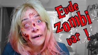 KORKU FİLMİ İZLERKEN EVE GİREN ZOMBIE  HALLOWEEN MAKEUP TUTORIAL