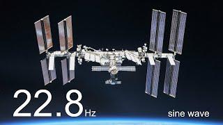 International Sleep Station  Sleep Bass - 22.8Hz Sine Wave  ISS ZZZ