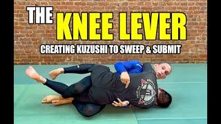 Knee Lever Kuzushi from the Bottom to Sweep and Submit No Gi BJJ  Grappling