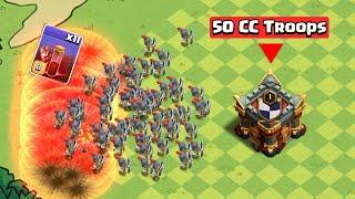 Can 50 Troops Stop 200 Skeleton Army?  Clash of Clans