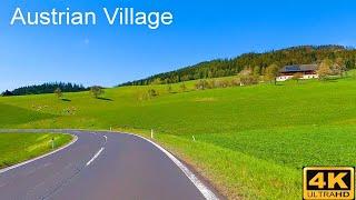 Driving in Beautiful Austrian Village Mühlviertler 4K UHD 60FPS