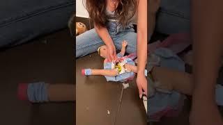 She found something in her daughter’s doll  #Shorts