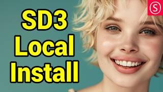 SD3 - Local Install Guide FASTEST Way to run the new Model - Stable Diffusion 3