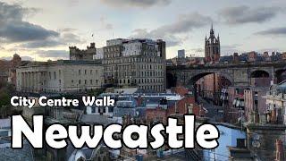 Newcastle upon Tyne City Centre Walk【4K】 Lets Walk 2021