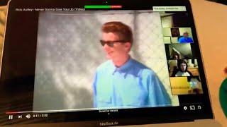 Rickrolling my class on Zoom