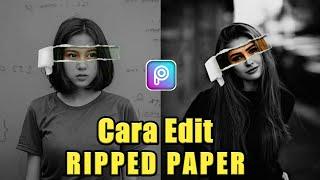 Cara Edit Ripped Paper di Picsart  Picsart Tutorial