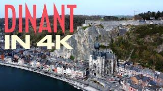 4K DRONE - Epic city of Dinant & Citadelle de Namur Belgium