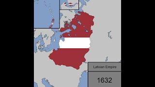 The Rise and Fall of the Majestic Latvian Empire in Flags Every Year