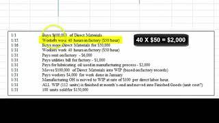 Simple Job Order Costing