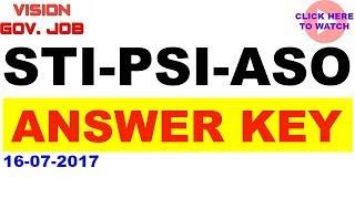  ANS KEY  first answer key of combine exam  PSI STI ASO exam 