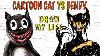 Cartoon Cat Vs Bendy  Draw My Life