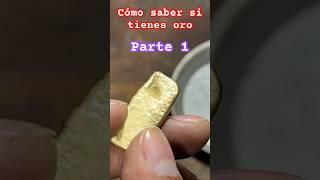 Cómo saber si tienes oro #joyeriaartesanal #art #joyeria #tutorial #joyeriapersonalizada