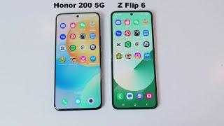 Honor 200 5G Vs Galaxy Z Flip 6 - Full SPEED TEST