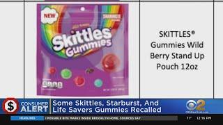 Skittles Starburst Life Savers Gummies recall