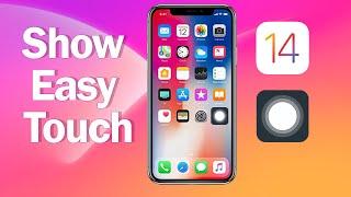 How to show easy touch on iPhone iOS 14  iPhone tips