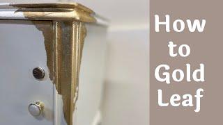 Diy - How to Gold Leaf - Φύλλα Χρυσού - Craft by Debi