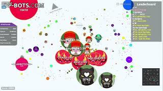 AGAR.IO SERVER TAKEOVER WITH BOTS #237  OP-BOTS.COM