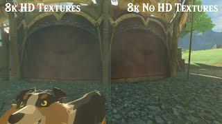 Breath of the Wild HD Texture Pack Comparison