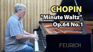 Chopin Minute Waltz Op.64 No.1 - P. Barton FEURICH piano