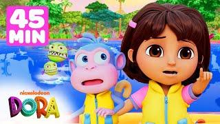 NEW Dora Episodes Marathon ️ 45 Minutes  Dora & Friends