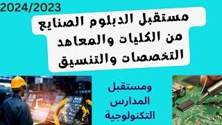 مستقبل دبلوم الصنايع والمدارس التكنولوجية من الكليات والمعاهد المتاحة بعد الدبلوم الفنى 20232024