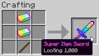 Minecraft But Every Item Is Super...