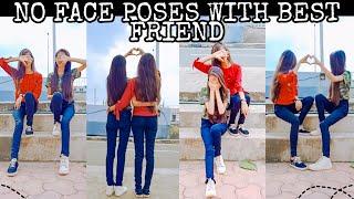 Hidden face poses with best friend  No face poses with bestie  poses with bff  poorvi shrivastava