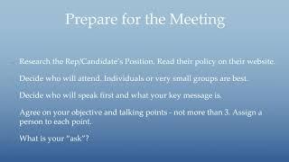 Meeting with Elected Officials- Tips for Macro Level Social Work Advocacy