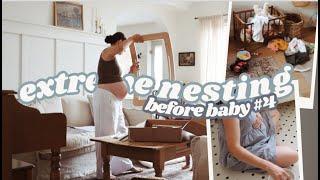 Declutter & Deep Clean Before Baby  EXTREME NESTING 9 MONTHS PREGNANT