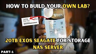 How to Build Your Own Lab? 20TB EXOS Seagate for  Storage NAS Server #server #windowsserver