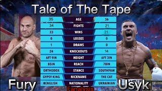 Undisputed Heavyweight Fight Prediction Fury vs Usyk #oleksandrusyk #fury