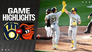 Brewers vs. Orioles Game Highlights 41324  MLB Highlights