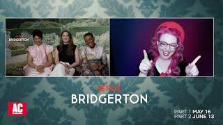 Bridgerton Stars Golda Rosheuvel Adjoa Andoh & Ruth Gemmell Talk Season 3