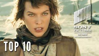 Ten Awesome Action Scenes from Resident Evil 1 Apocalypse & Extinction