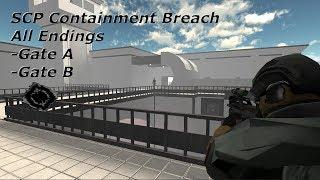 SCP Containment Breach All Endings - 1.3.8 Read Description