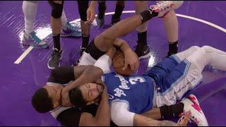 Rudy Gay Jokingly Put Anthony Davis In A Headlock