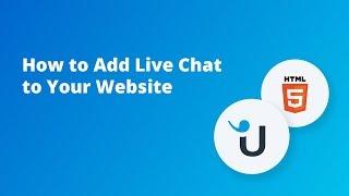 How to Add Live Chat to Your Website For Free HTML – Userlike