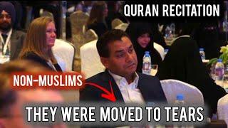 Non-Muslims listen to Quran Recitation in Dubai ---They were moved to tears  Christian REACTION