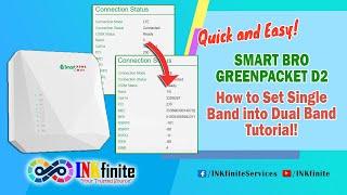 Smart Bro GreenPacket D2 Single Band to Dual Band Tutorial 2024  INKfinite