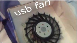 Easy Homemade Laptop Cooler  USB Fan