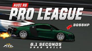 PIXEL CAR RACER - AUDI R8 DRAG BUILD *3055HP FULL UPGRADE*